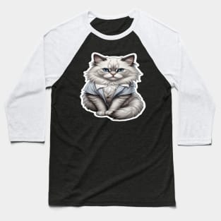 Ragdoll Cats: Loveable Cuddles with cute Eyes Baseball T-Shirt